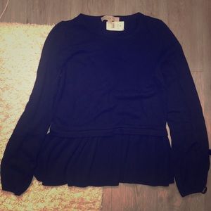 LOFT💕✨- Black Long sleeve shirt